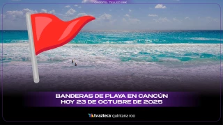 Banderas de playa en Cancún hoy 23 de octubre: conoce el color que indica si es seguro nadar