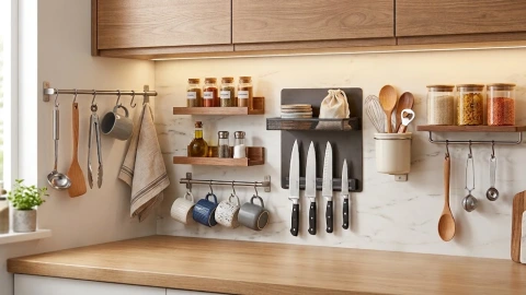 Espacio debajo alacena cocina