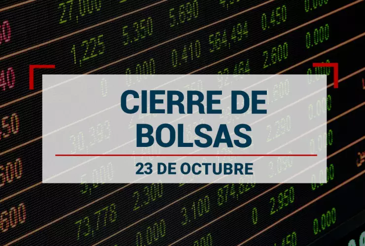 Cierre de la BMV hoy 23 de octubre 2024; mercados mexicanos