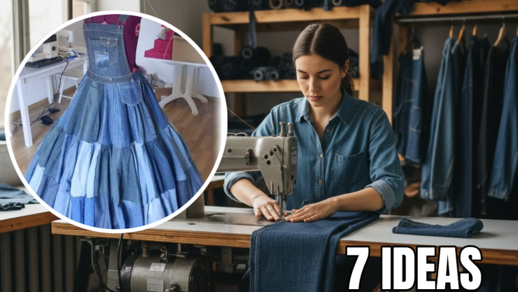 7 ideas para reciclar ropa de mezclilla y convertirlas en vestidos aesthetic