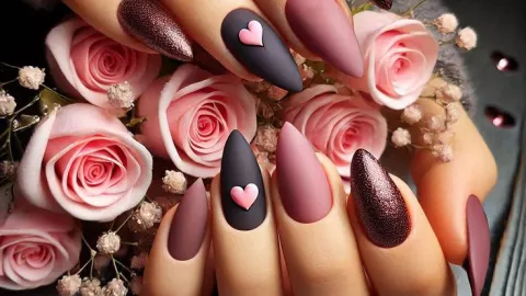 45 diseños de uñas para San Valentín en almendradas o cuadradas: son sencillas, elegantes y sutiles