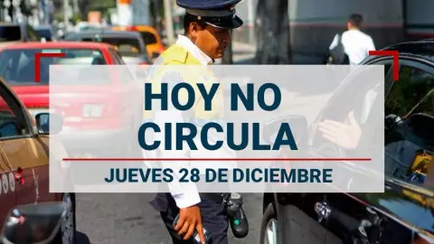 ¡No te engañen! Autos que descansan el 28 de diciembre por el Hoy No Circula