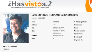 Luis Enrique Hernández Sarmiento desapareció en Berriozábal el 1 de diciembre 2025