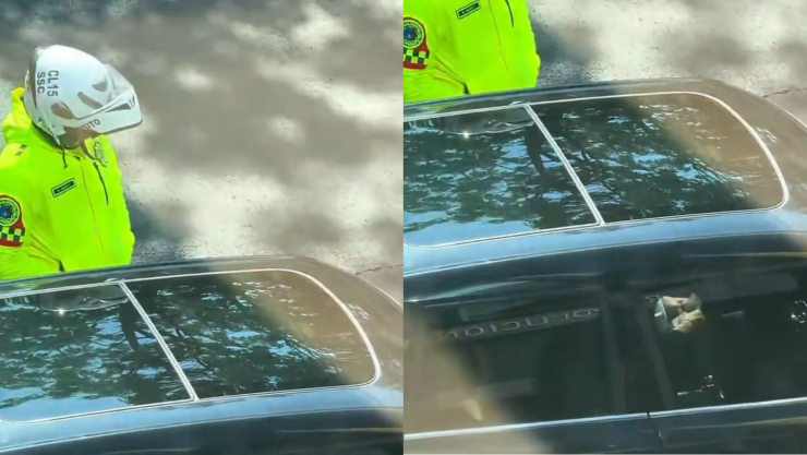 Policía de Tránsito corrupto ciudad de México