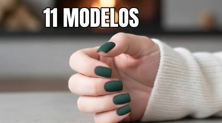 11 diseños de uñas verdes sencillas, pero elegantes; poco elaboradas y hermosas