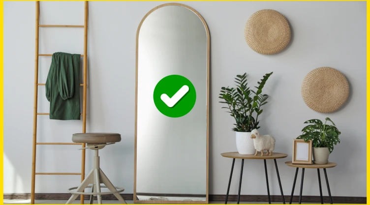 Decorar plantas y espejos