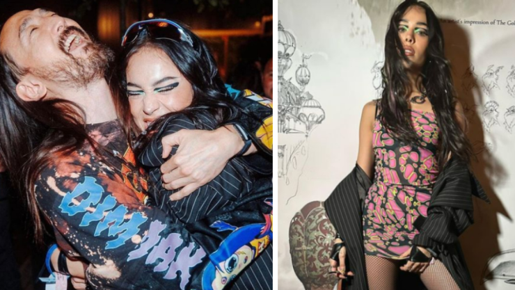 Triunfa Danna Paola en Tomorrowland a lado de Steve Aoki