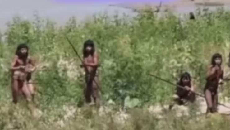 Encuentran presunta tribu aislada en el Amazonas.