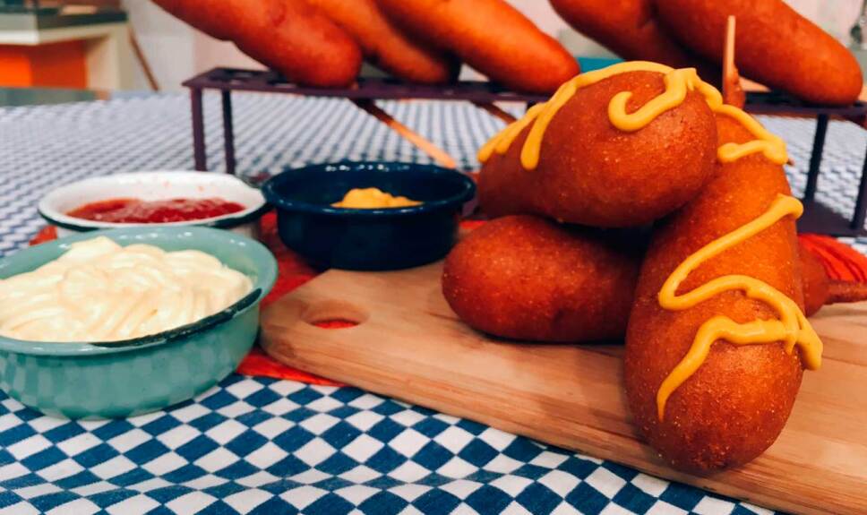 Receta Banderillas de salchicha y queso