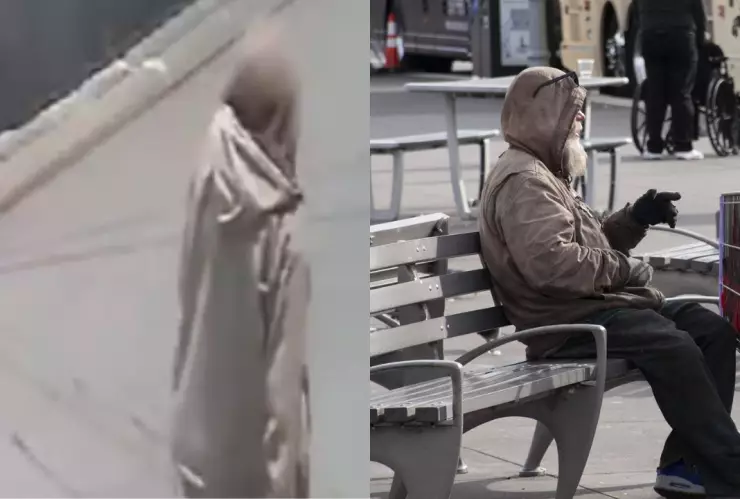 VIDEO: Persona en situación de calle agrede y golpea a una mujer en plena vía pública