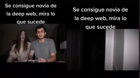 Conoce a su novia en la deep web
