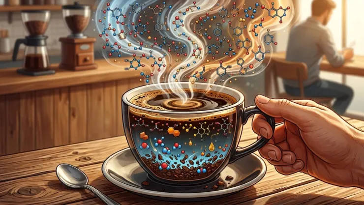 La química del café: qué sustancias transforman el grano en una taza