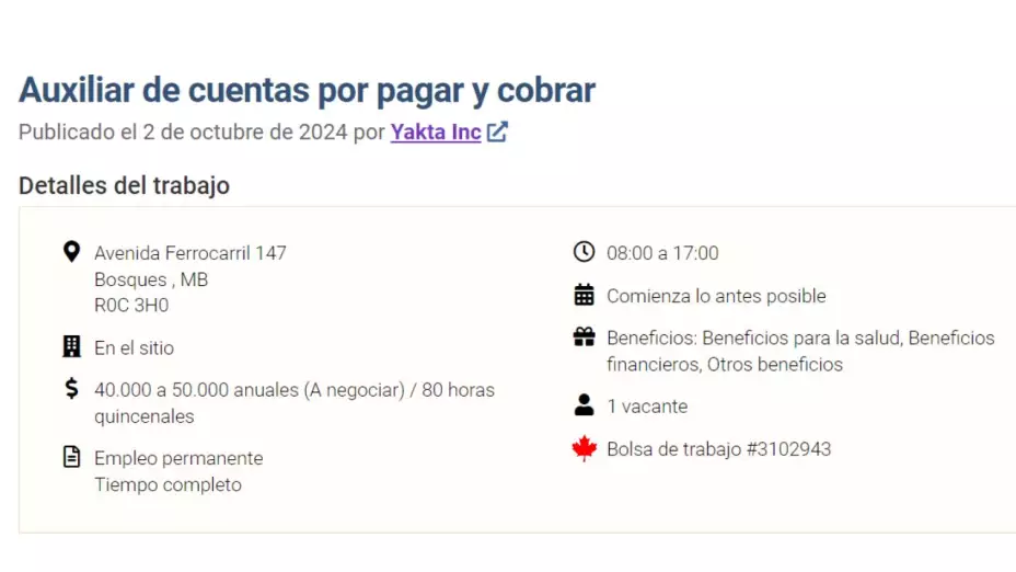 Gobierno de Canadá lanza oferta de trabajo; ofrecen más de 40 mil pesos al año: Requisitos