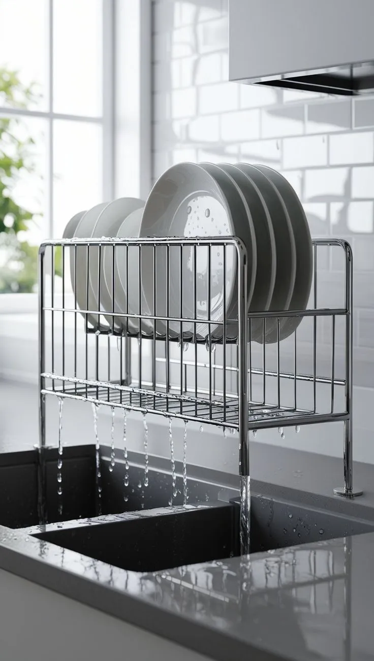 5 opciones para reemplazar el escurridor de platos por soluciones más aesthetic