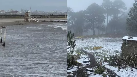 Tormenta invernal en Veracruz