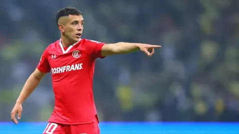 Leo Fernández cuando formaba parte del Toluca