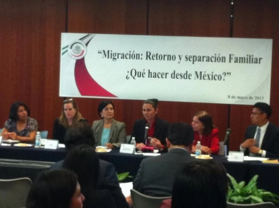La presentación de la guía se hizo durante el foro “Migración: retorno y separación familiar ¿Qué hacer desde México?”