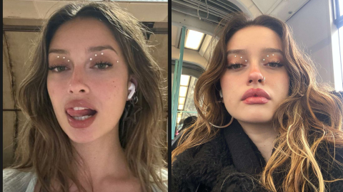 maquillajes con piedritas