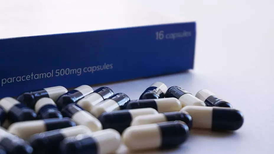 Cápsulas de 500 gramos de paracetamol.