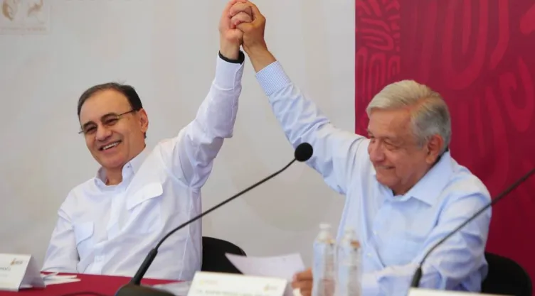Alfonso Durazo y Americo Villarreal.
