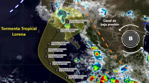 Tormenta Lorena en BC