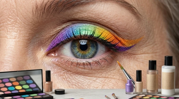 Cómo usar el eyeliner arcoiris para rejuvenecer tu rostro a los 50