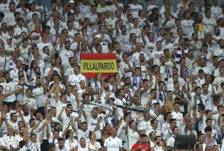 La afición del Real Madrid fue analizada por la IA