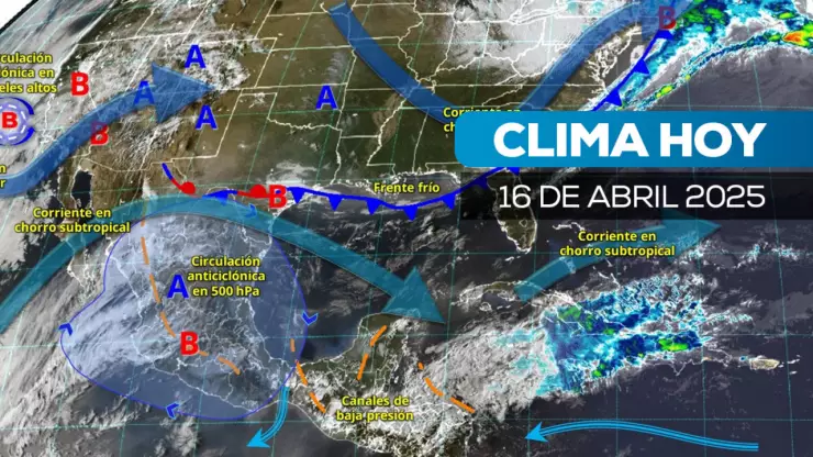 Clima en México hoy