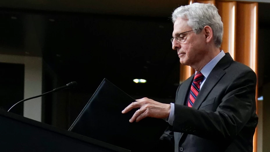 Merrick Garland, secretario de Justicia de EU.