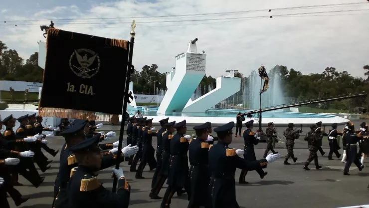 Participaron dos mil 554 elementos de las fuerzas armadas, 100 del servicio militar nacional