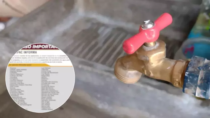 Colonias sin agua en Culiacán, 30 de septiembre de 2025