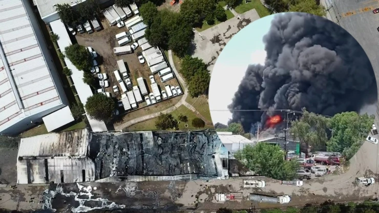Incendio-bodega-Cuautitlan-Izcalli-hoy-29-junio-2024-nube-humo-México-Queretaro