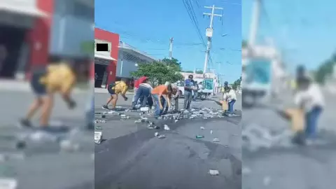 Reportan rapiña de cervezas en Motul (FOTO)