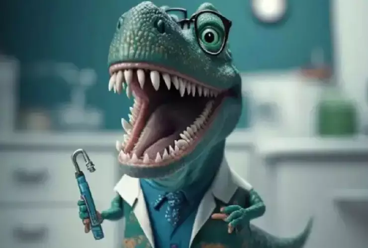 ¿Por qué son tendencia el meme de dinosauro profesionista?