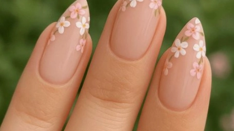 u&ntilde;as color rosa con nude