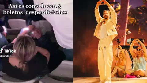 Fans se aburren durante todo el concierto de Bad Bunny