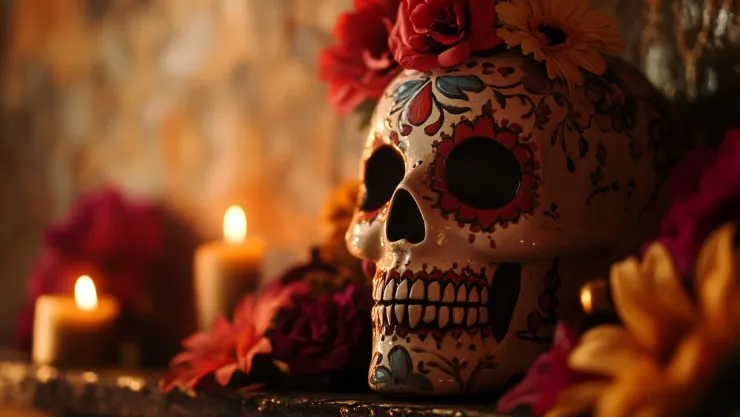 no barrer la casa dia de muertos