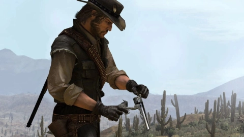 El señor de 70 años mostró felicidad al jugar Red Dead Redemption