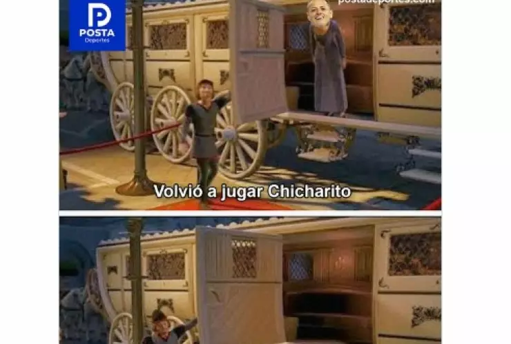 Meme chicharito lesionado otra vez