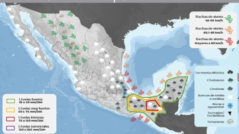 Clima en México hoy 19 de febrero de 2024