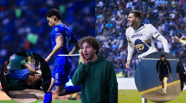 ¡De cracks! La jugada que nadie notó en el Cruz Azul vs Pumas ante las lesiones de Kevin Mier y José Juan Macías