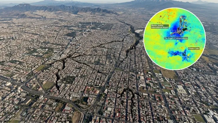 Hundimiento en Edomex 2026: Zonas de mayor riesgo y nuevos datos satelitales NASA