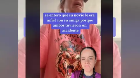 Mujer descubre infidelidad de su novio porque tuvo accidente con su amante en México_ Viral en TikTok.jpg