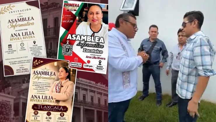 Ana Lilia Rivera mantiene asambleas informativas pese a prohibición.