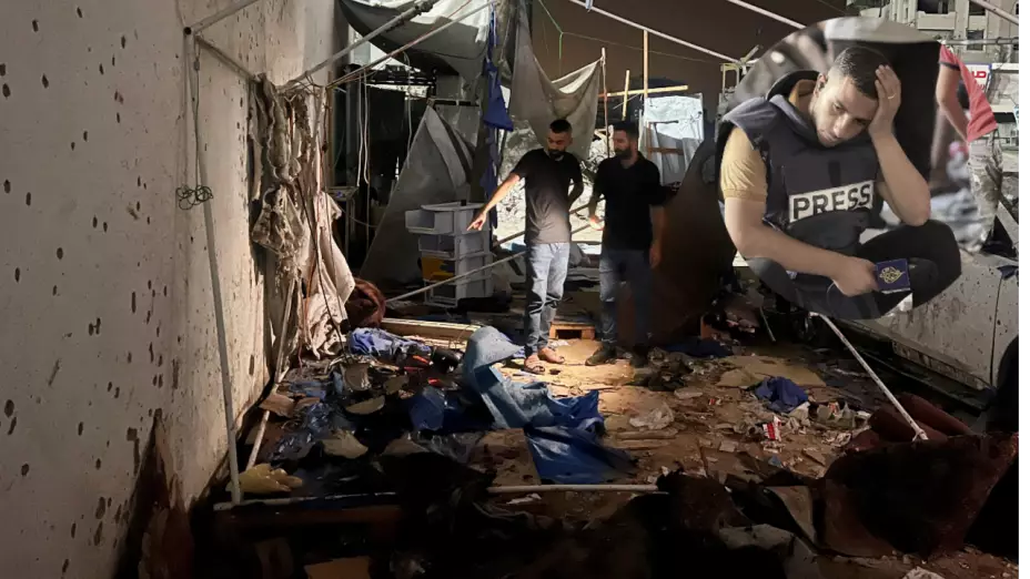 carpa-periodista-palestino-Anas-al-Sharif-atacado-Israel-Hamas