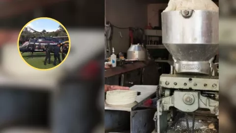 Accidente en Xochimilco: la mano de un niño queda atrapada en la máquina de una tortillería