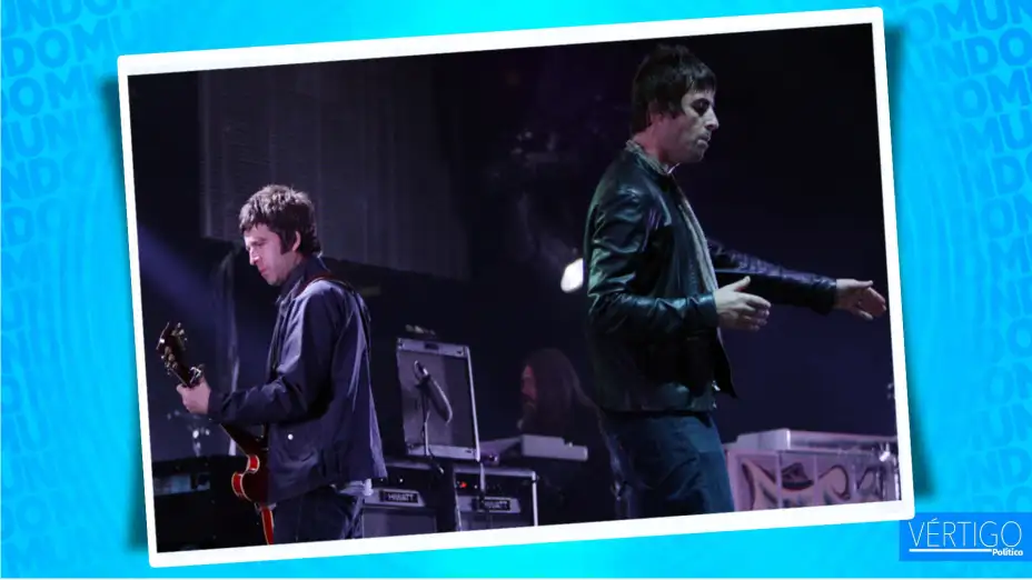 Noel y Liam Gallagher, de Oasis.
