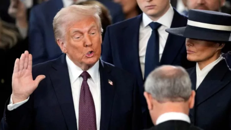 Donald Trump 20 de enero de 2025; toma de protesta