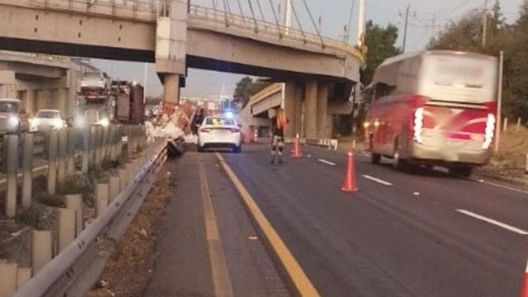 accidente autopista méxico puebla hoy 14 enero 2024 chachapa