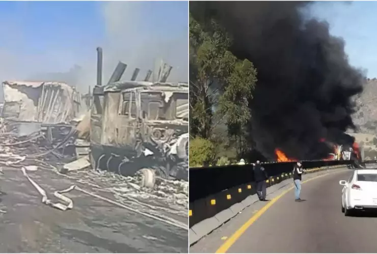 Accidente Autopista Arco Norte Tlaxcala